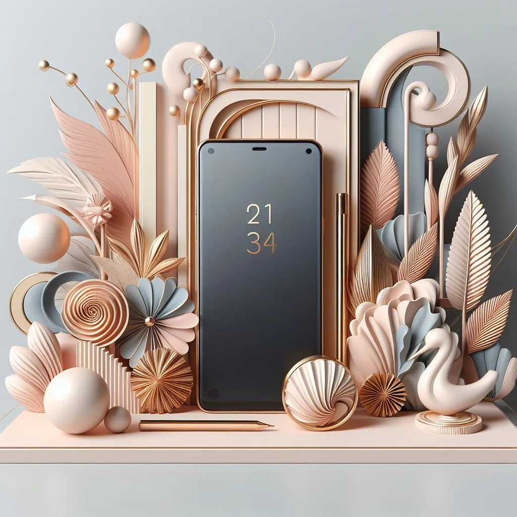 Samsung telefonlarda dekorasyon ve tasarım 1